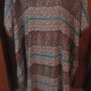 Anokhi Cotton Maxi Bohemian Hippie Dress Free Size Excellent Condition